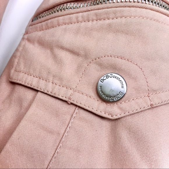 BCBGeneration Blush Pink Utility Jacket - Picture 7 of 8